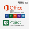 Microsoft Office 2019 Pro Plus + Project Professional 2019 Combo Pack