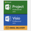 Microsoft Project Professional 2019 And Microsoft Visio Professional 2019 Combo Pack